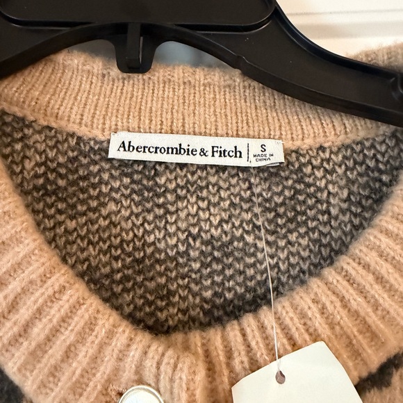 Abercrombie & Fitch Tan Leopard Cardigan - Picture 2 of 3